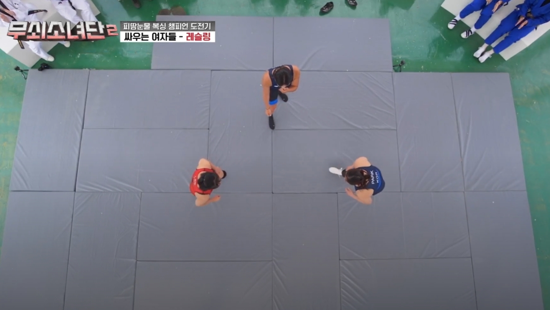 유도매트 주짓수매트 레슬링매트  <br> (무쇠소녀단2 방송납품)