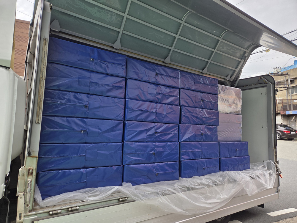 물류창고 작업장 추락안전매트 <br> 강원도 동해발전본부