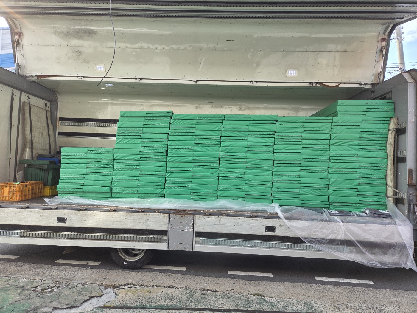 썰매장 휀스안전매트 <br> (김포 청소년수련원 사계절썰매장)