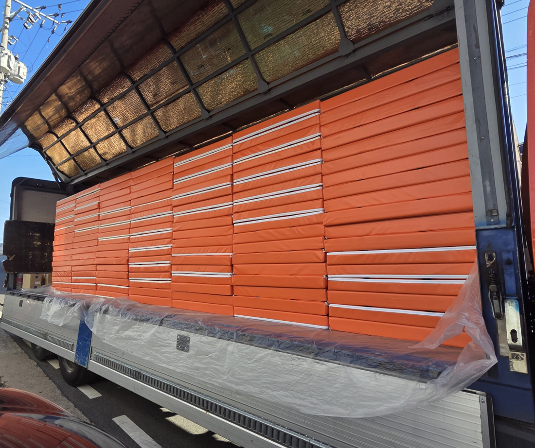 썰매장 휀스안전매트 <br> (장흥 자연휴양림 썰매장)