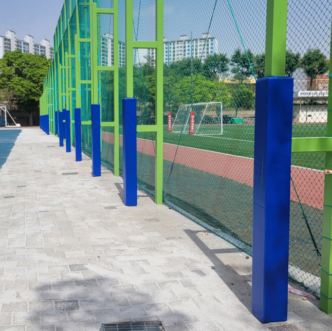 풋살장 야구장 기둥보호대 (사각기둥)