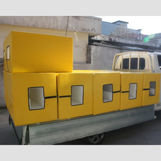 H빔 기둥보호대 H빔 사각보호매트