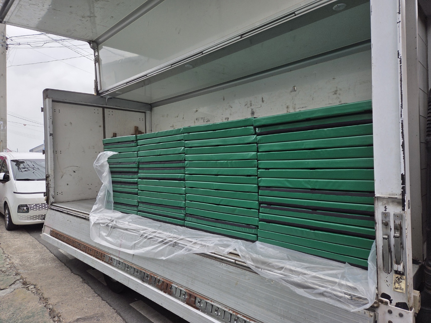 풋살장 휀스안전매트 축구장 안전매트 <br> (청량중학교)